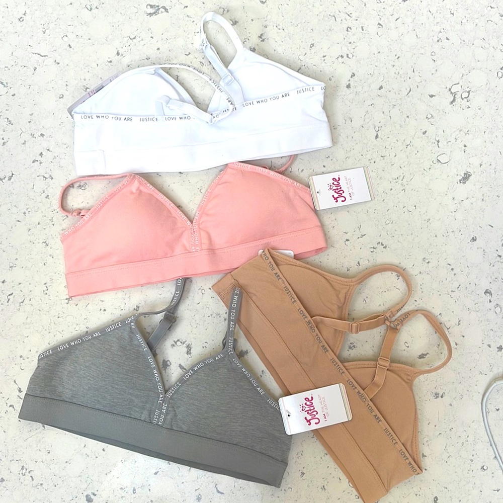 Girls-Convertible T-shirt Bra Set buy 1 for $8- or ALL for $24-